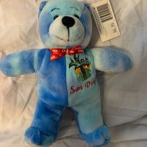 NWT Symbolz Blue San Diego Beanie Baby  Collectable Vintage 2001